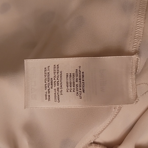 Aritzia Wilfred Eldorado White with Navy Silk Dress - Picture 9 of 9